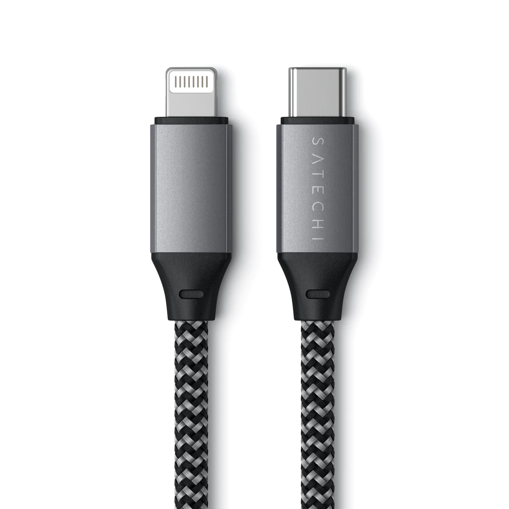 Satechi USB-C to Lightning Cable Space Gray (25 cm) (ST-TCL10M)